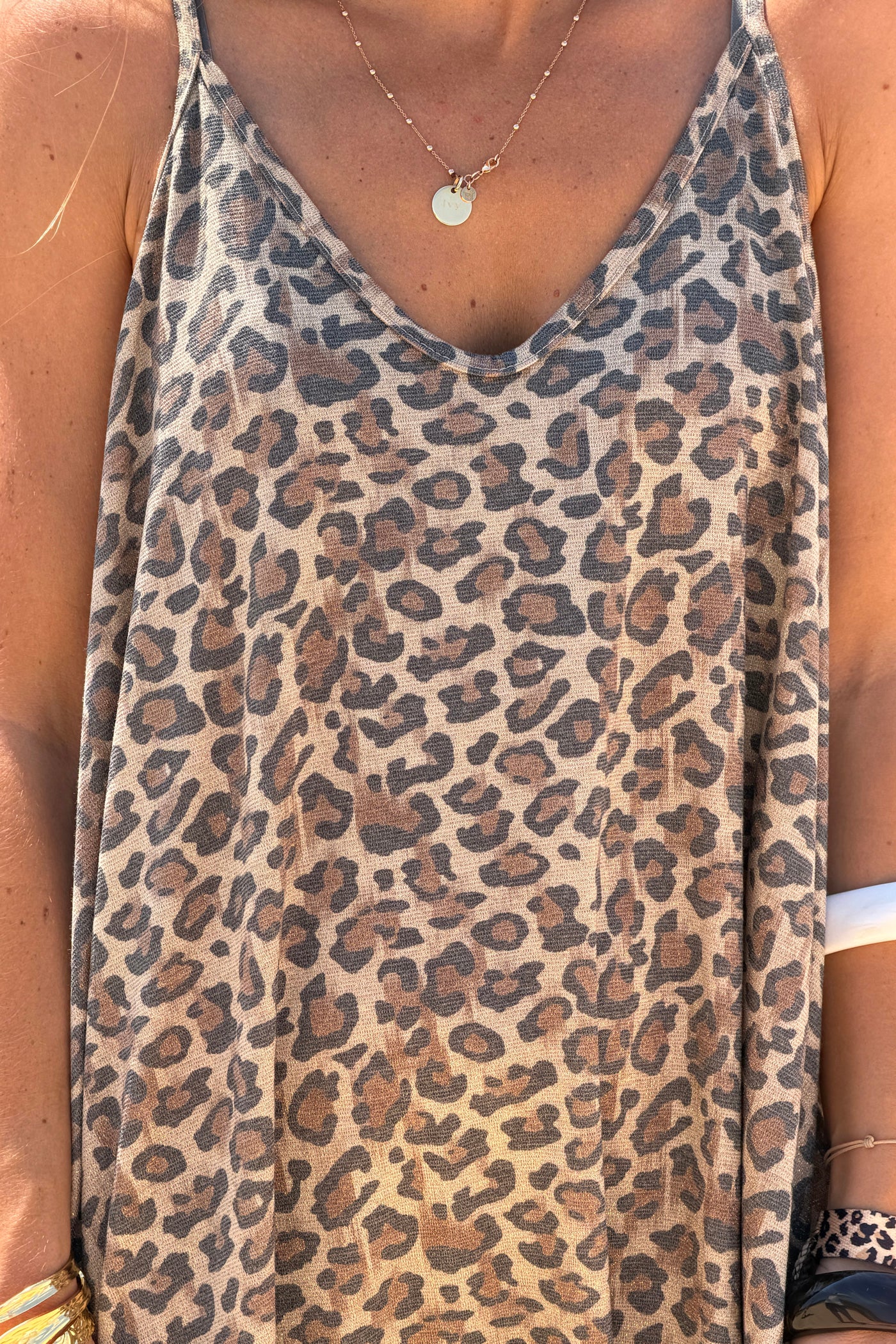 Leopard Print Maxi Dress