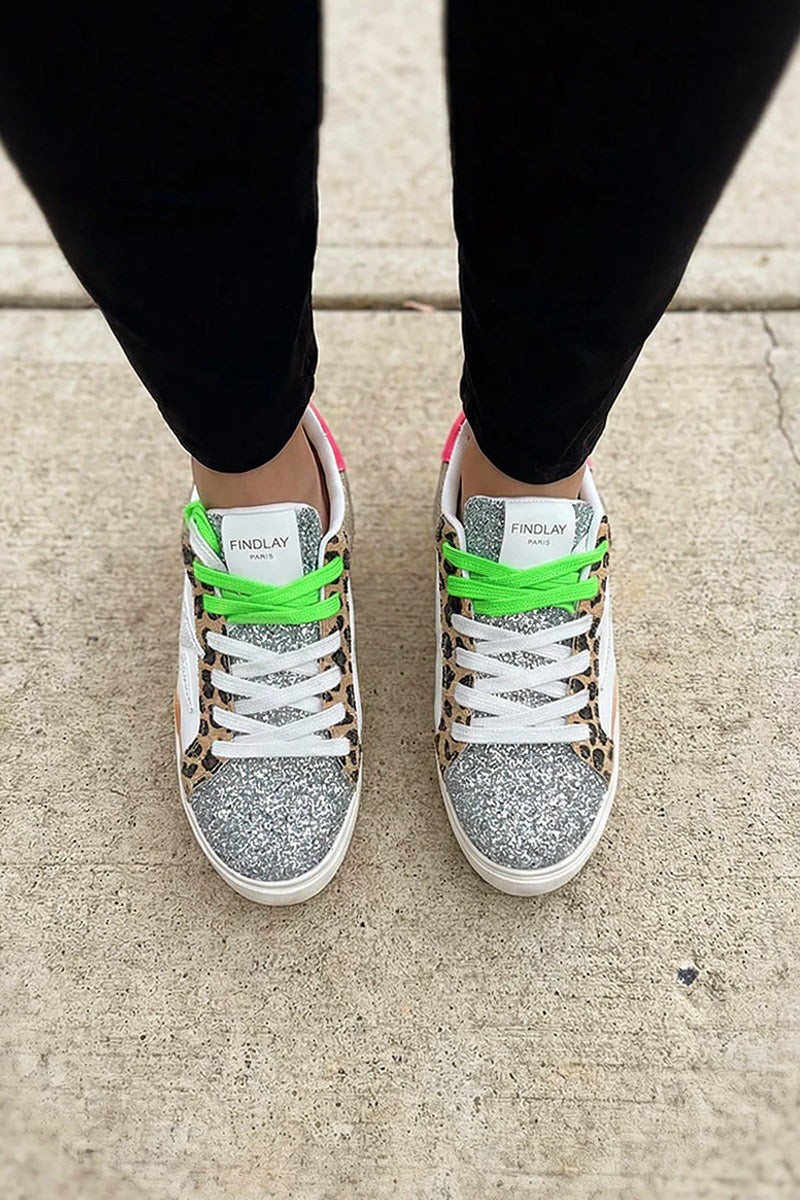 Leopard Eclectic Patchwork Sneakers