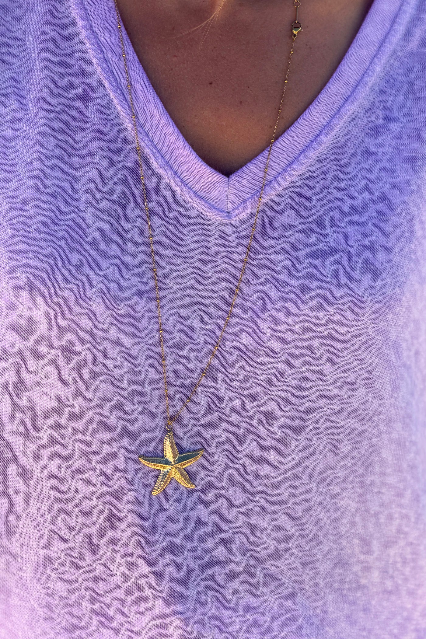 Lilac Relaxed Fit Batwing Super Soft Tee.