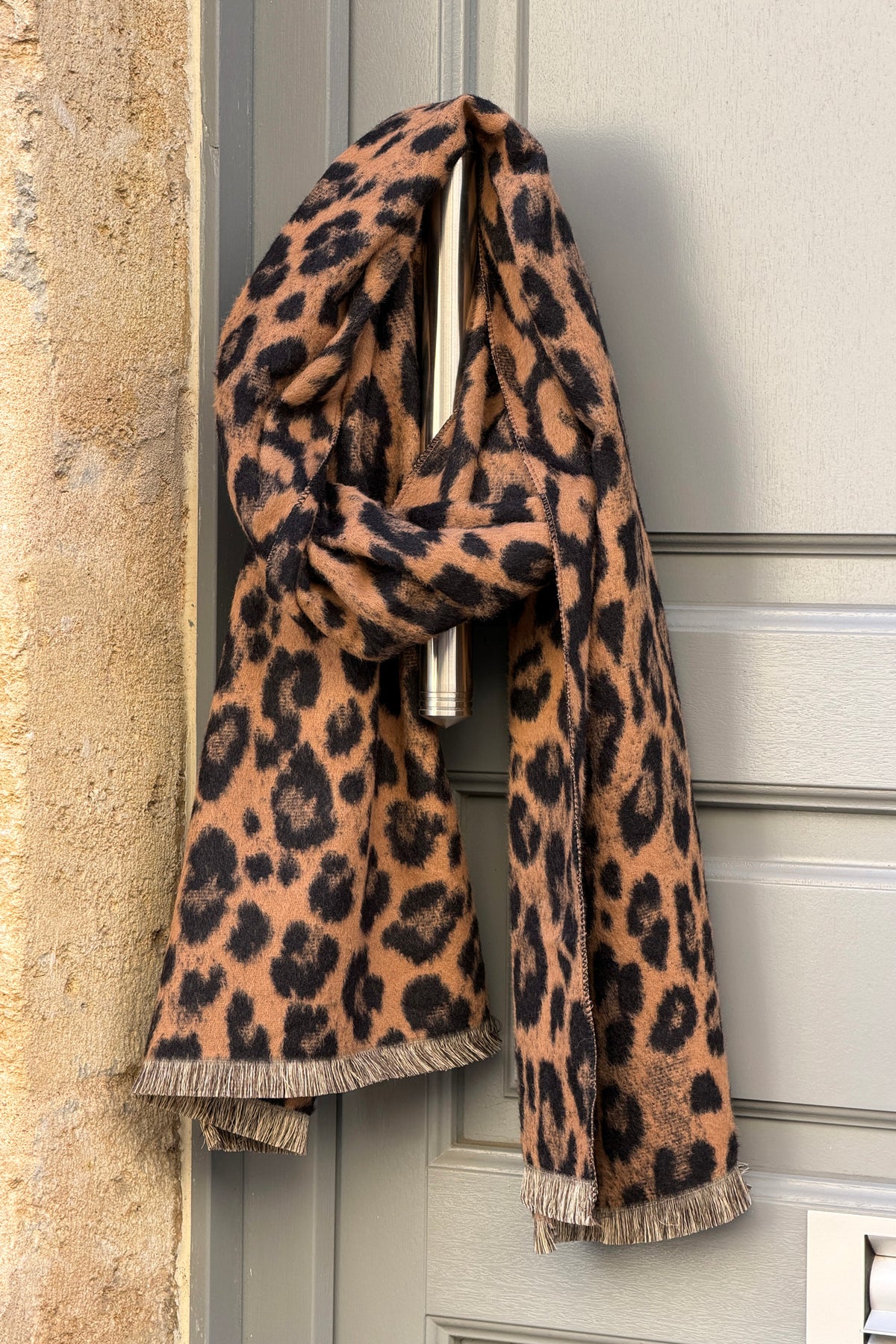 Leopard Print Pashmina