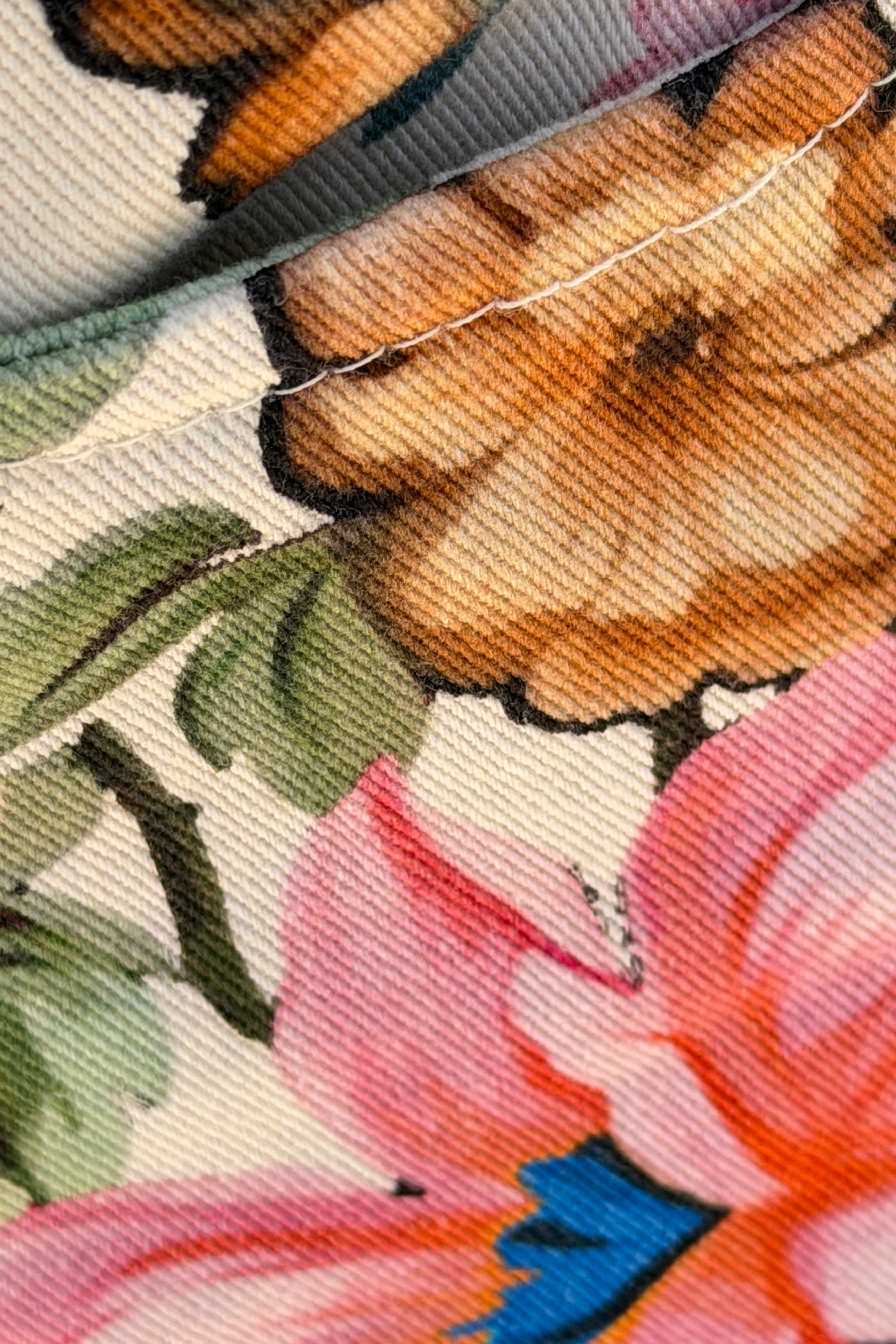Cream Floral Persuasion Wide Leg Pants