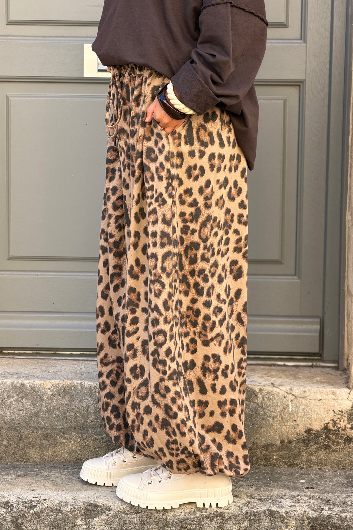Leopard Print Luxe Lounge Joggers