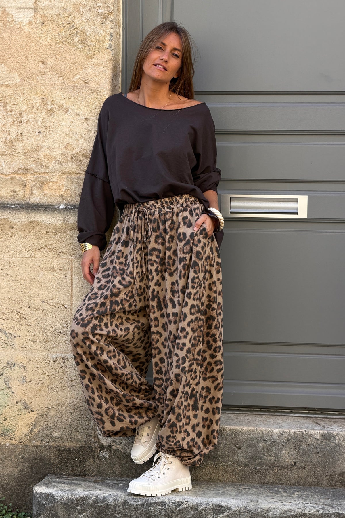 Leopard Print Luxe Lounge Joggers