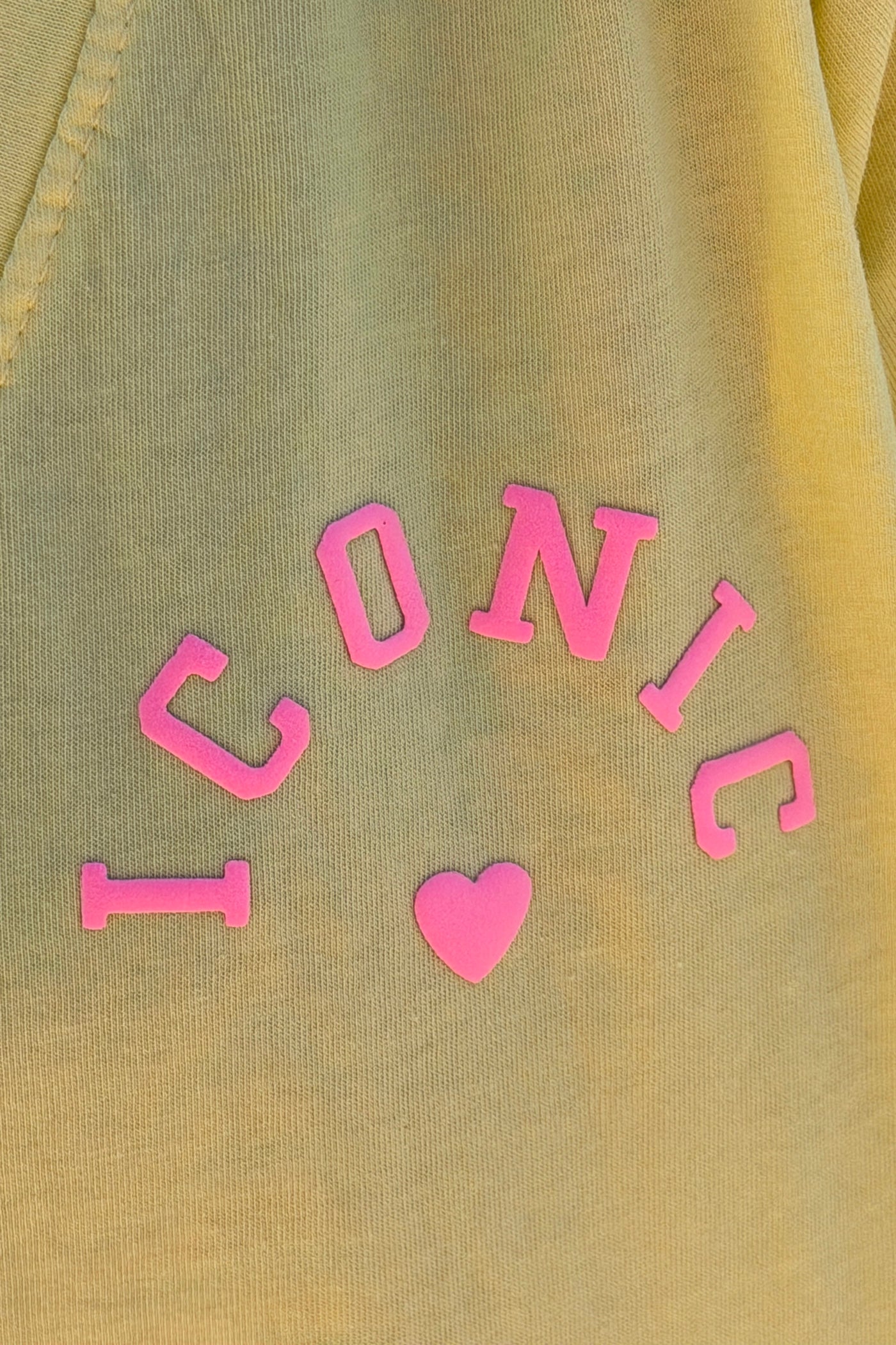 Yellow Iconic Varsity Beach Tee