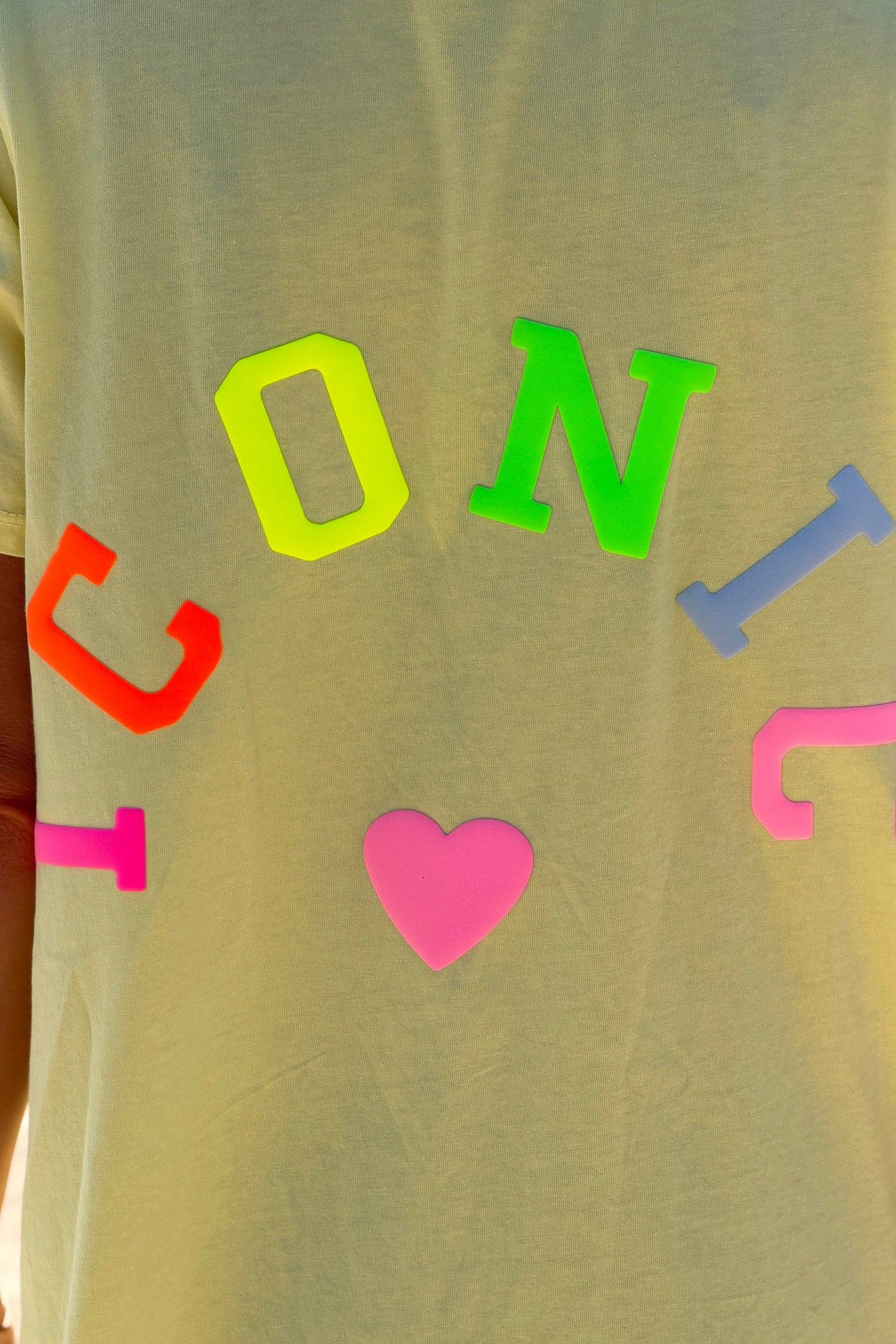 Yellow Iconic Varsity Beach Tee