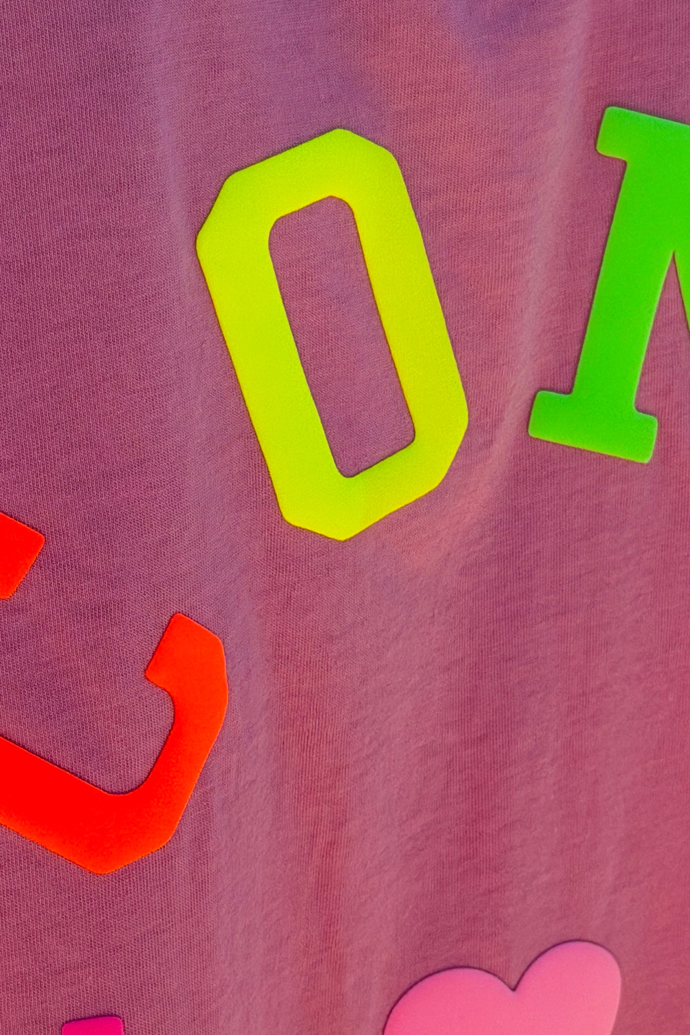 Pink Iconic Varsity Beach Tee
